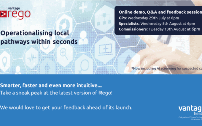 Operationalising local pathways within seconds
